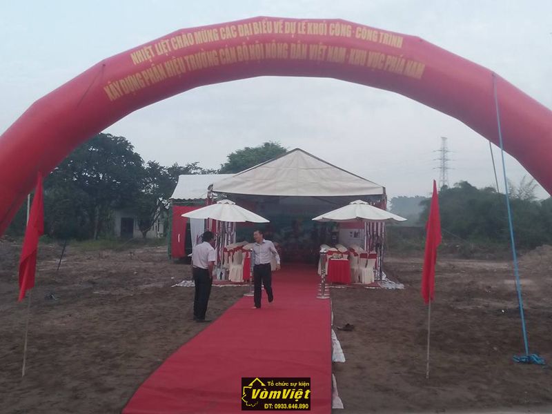 Lễ khởi công - Công trình xây dựng phân hiệu trưởng cán bộ hội nông dân Việt Nam - H8