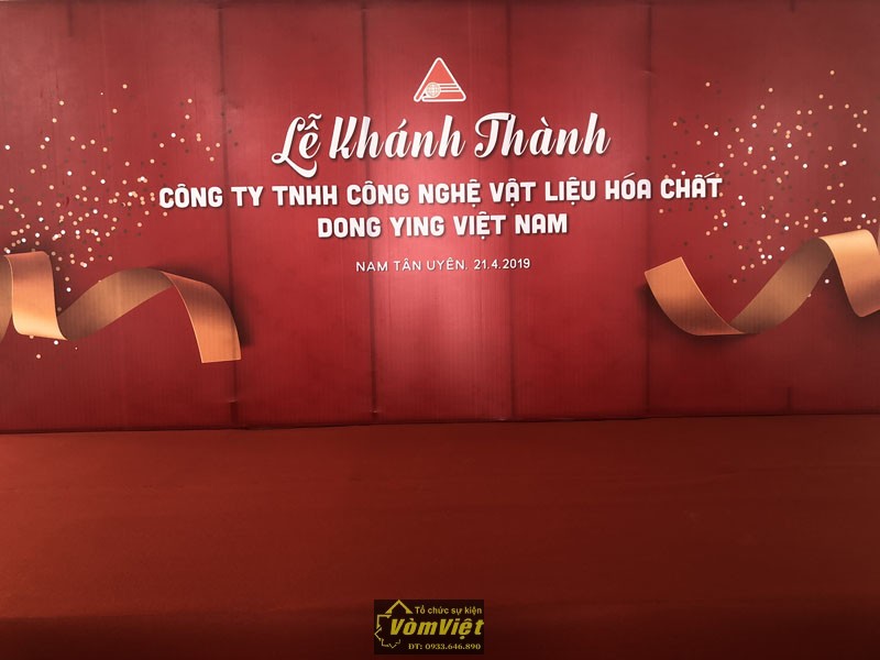 Lễ Khánh Thành - Công Ty TNHH Công Nghệ Vật Liệu Hóa Chất DONG YING VIỆT NAM - Hình 2